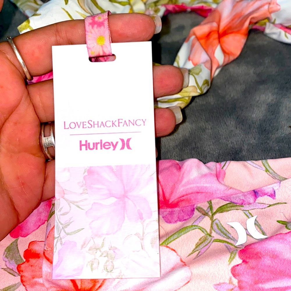 💓NWT Hurley X LoveShackFancy One-Piece Bikini💓 - Picture 7 of 13